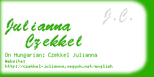 julianna czekkel business card